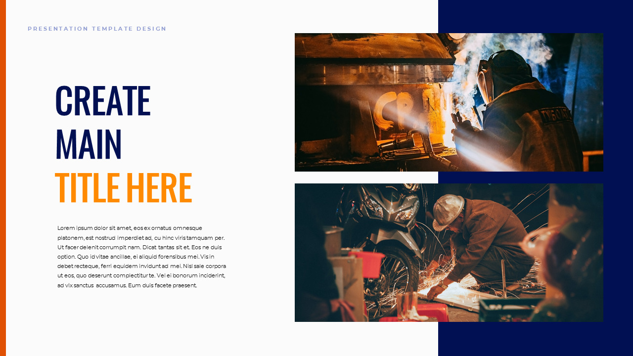 Industrial & Factory professional google slides presentation