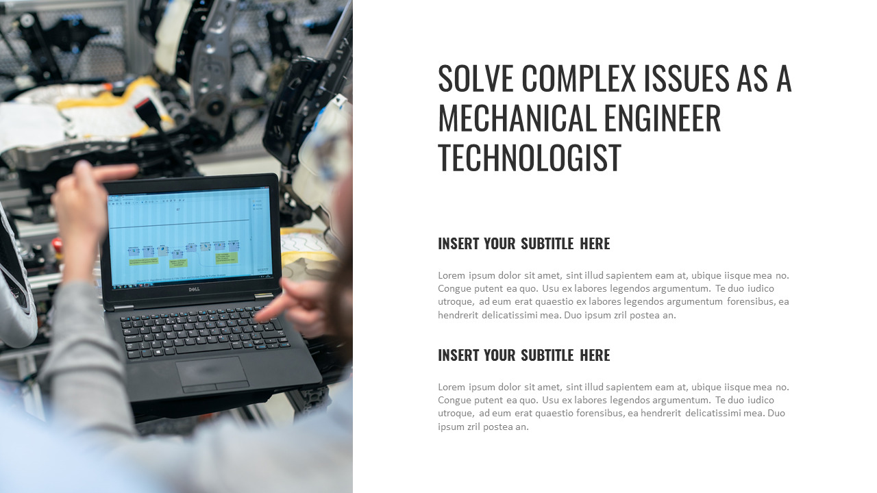 Mechanical Engineering template google slides business