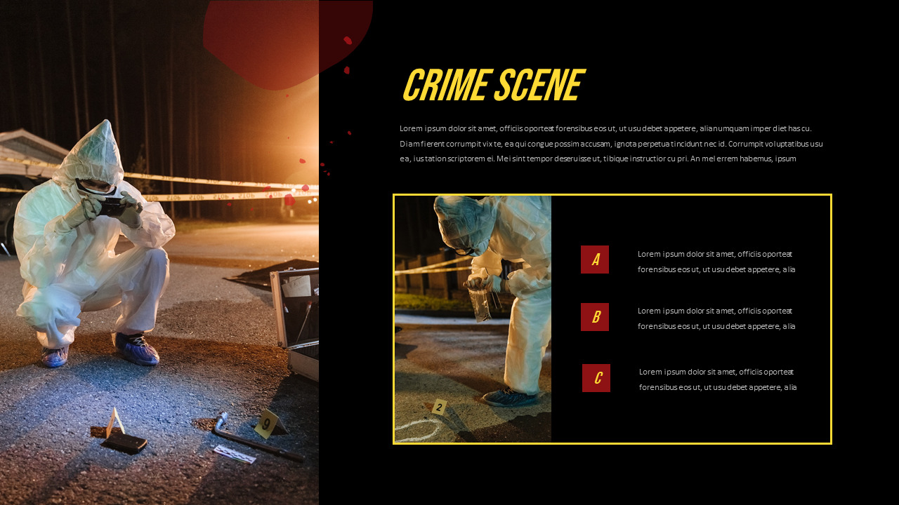 Crime Scene PowerPoint Presentation Examples Crime Scene PowerPoint Presentation Examples
