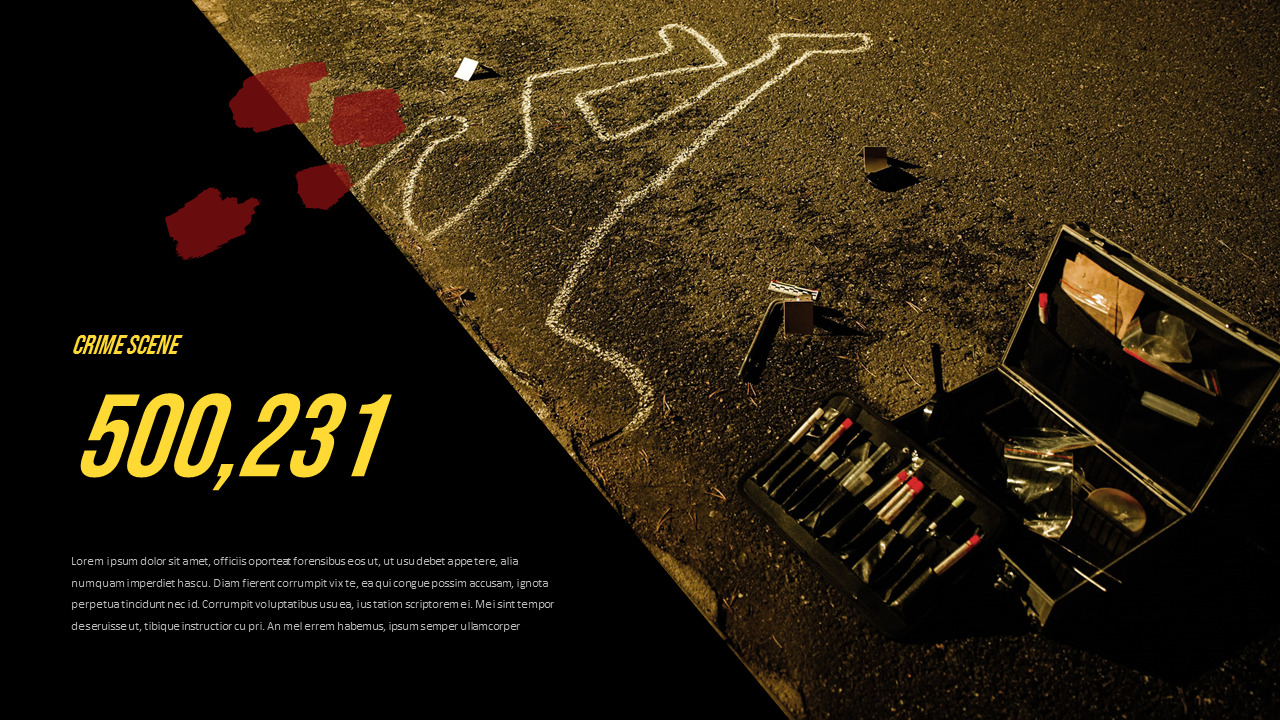 Crime Scene PowerPoint Presentation Examples
