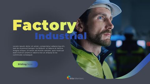 Factory Industrial template google slides business