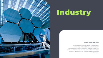 Factory Industrial template google slides business