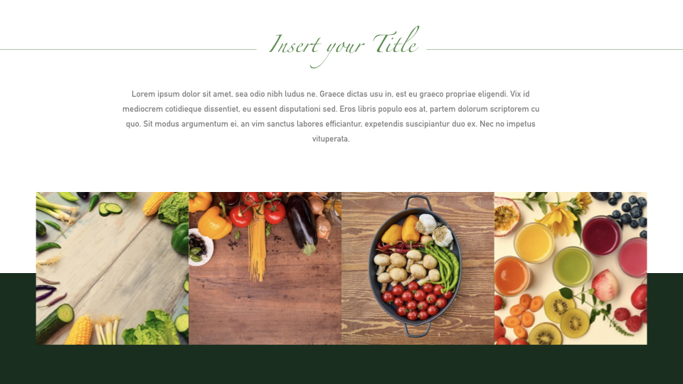 Vegetarian Food Keynote Presentation Template