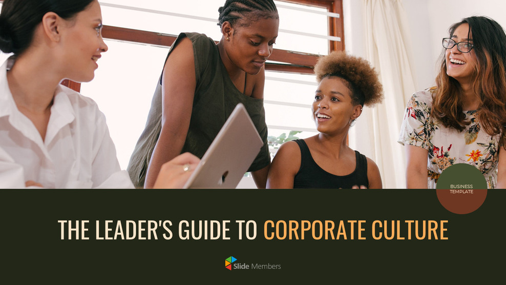 google slides template free - Corporate Culture_01