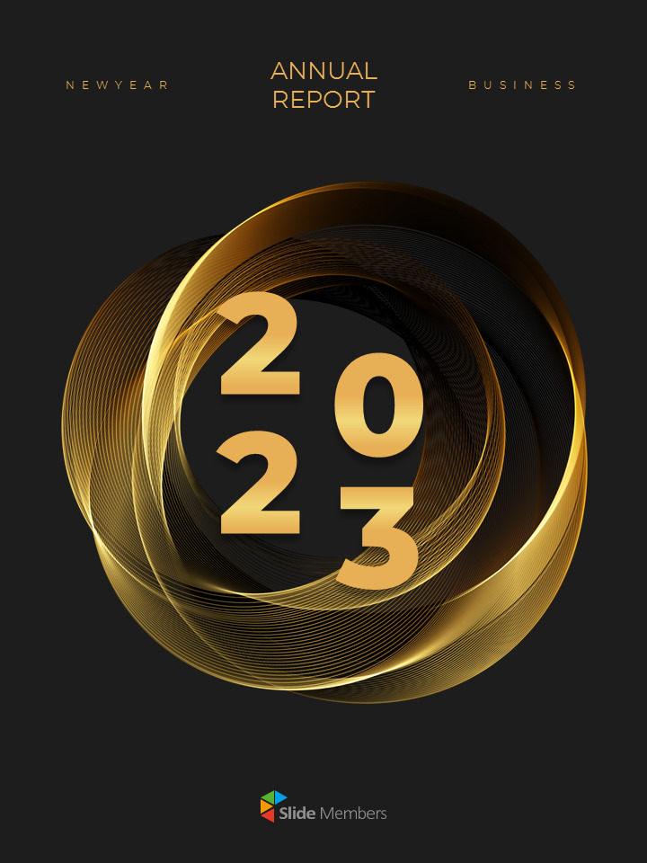 2023 Annual Report New Business google slides background