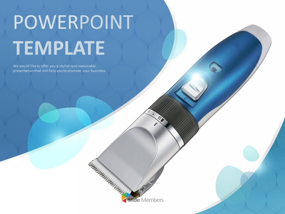 Electric Razor - Free Presentation Templates_01