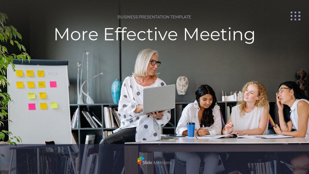 More Effective Meeting - Google Slides Download Free_01