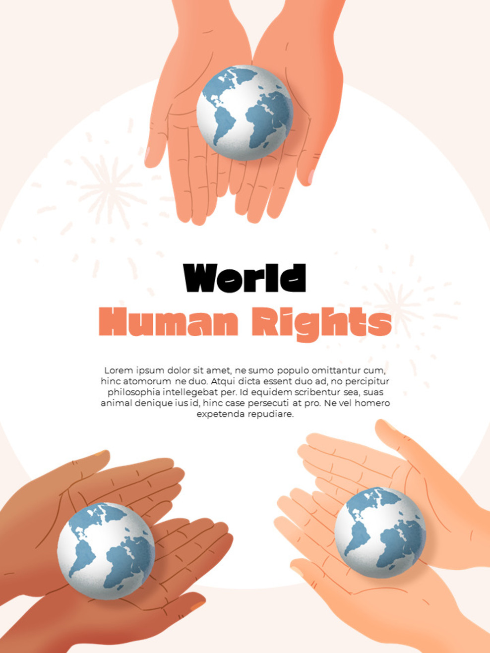 World Human Rights Day Theme PPT Slides