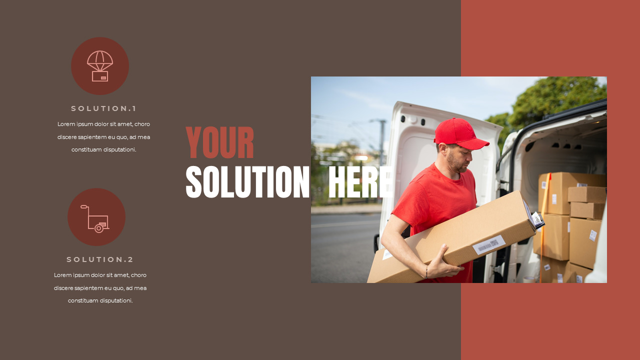 Delivery Service best google slides templates