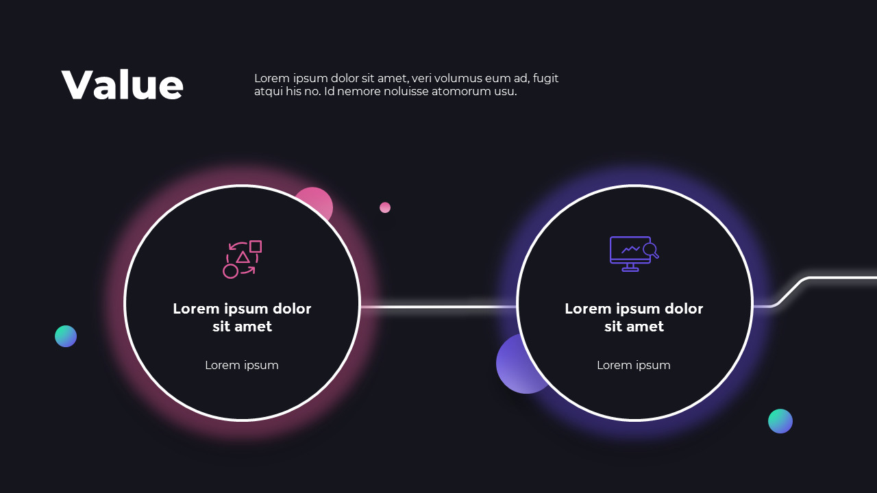 Animated Templates Futuristic Neon Concept Pitch Deck