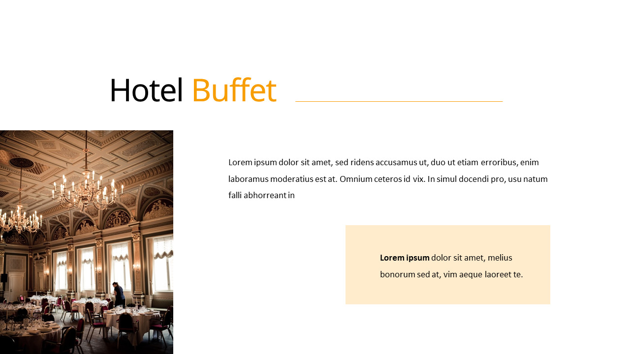 Buffet Powerpoint Background Buffet Google Docs PowerPoint|Business|Slides