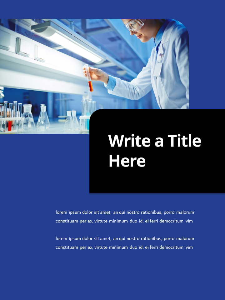 Scientific Research Simple Google Slides Templates