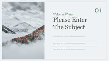 Winter Landscape Best PowerPoint Templates_04