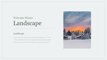 Winterlandschaft Beste PowerPoint-Vorlagen_19