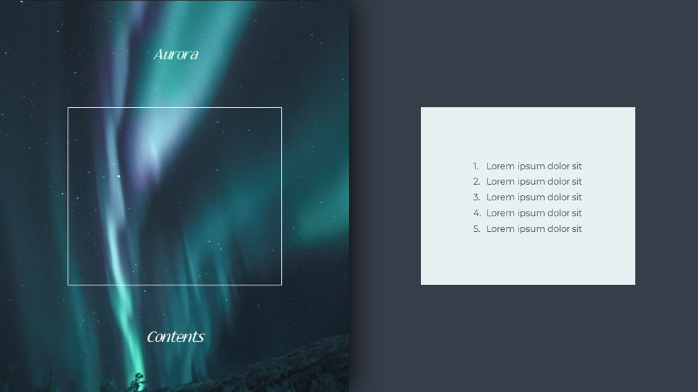 Aurora google slides powerpoint