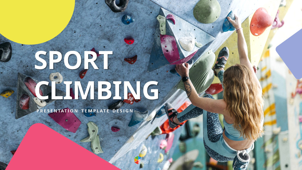 Sport Climbing ppt templates google slides template_01