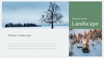 Winterlandschaft Präsentation auf Google ppt_29