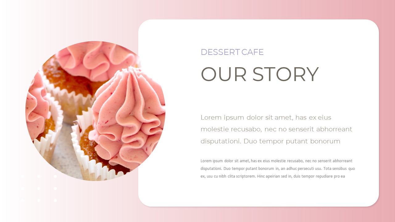 Dessert Cafe Simple Google Slides Templates|Business