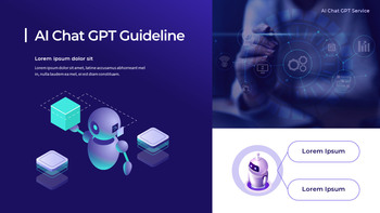AIチャットGPTサービス ベストパワーポイントテンプレート_21
