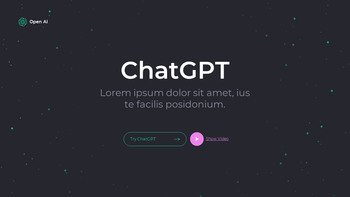 Chat GPT Open AI investor pitch deck ppt