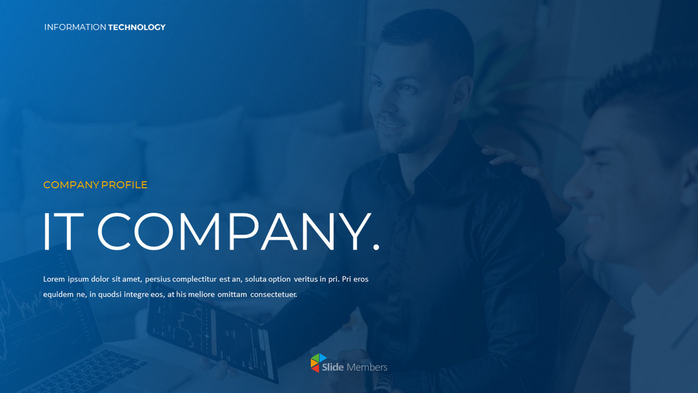 IT Company team presentation template_01