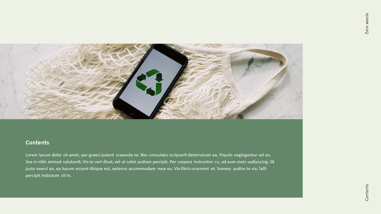 Zero Waste premium PowerPoint Templates