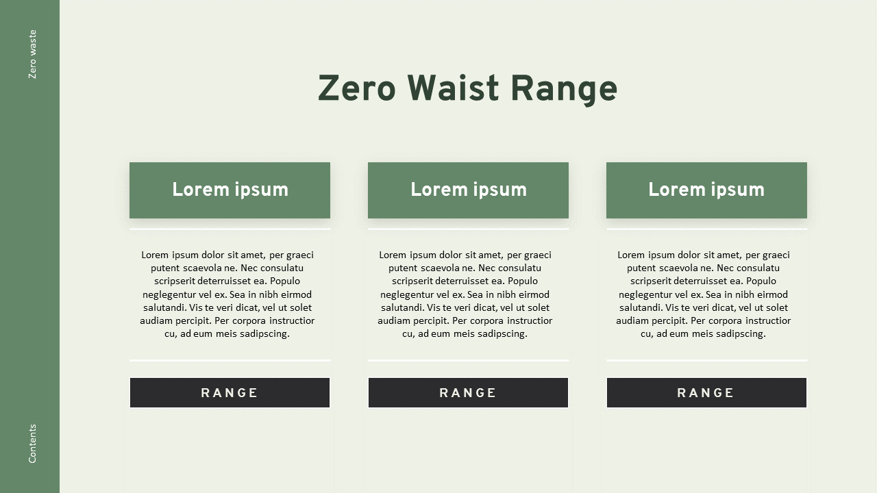 Zero Waste premium PowerPoint Templates