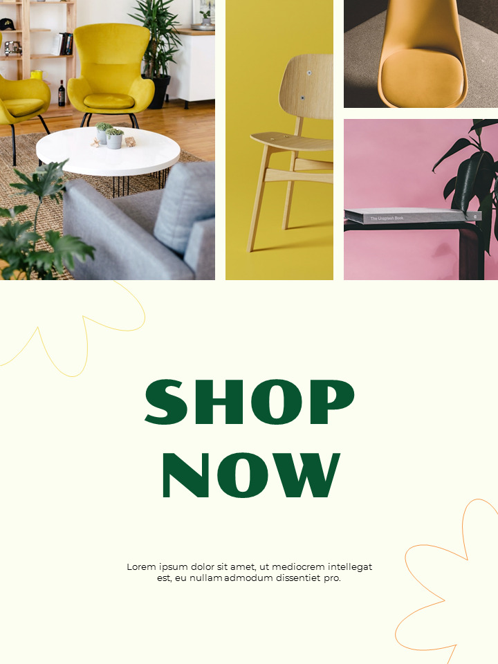 Spring Home Deco Interior Design Product Pitch Presentation Template