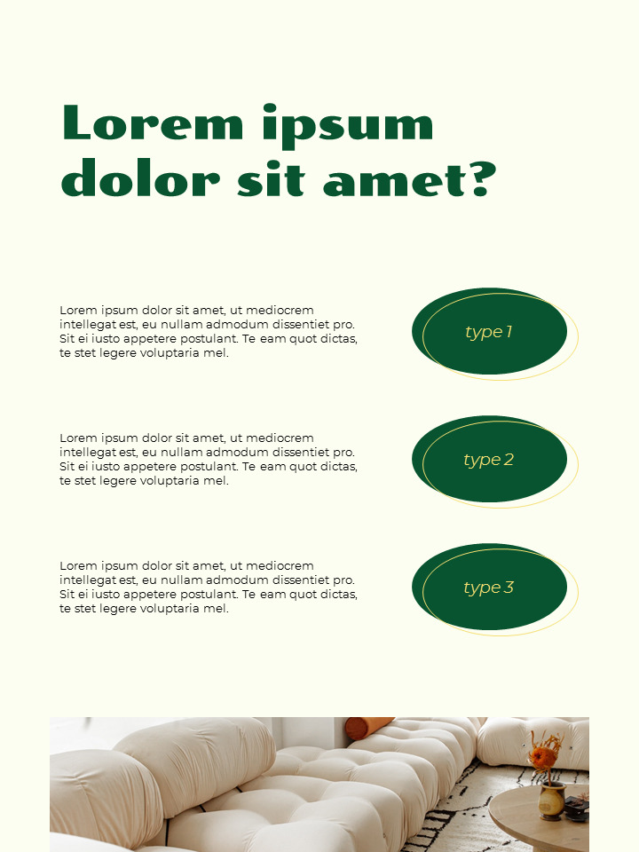 Spring Home Deco Interior Design google slides presentation slides