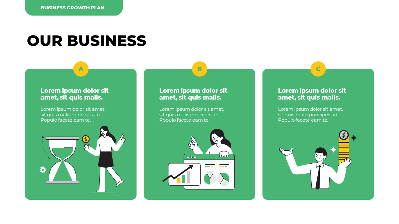 Startup Business Growth Plan Google Slides Templates