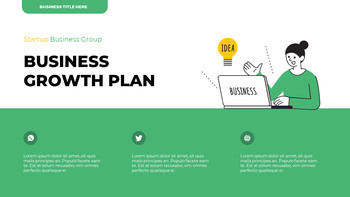 Modello PowerPoint per il piano di crescita di una startup – Gold Momentum Deck_26
