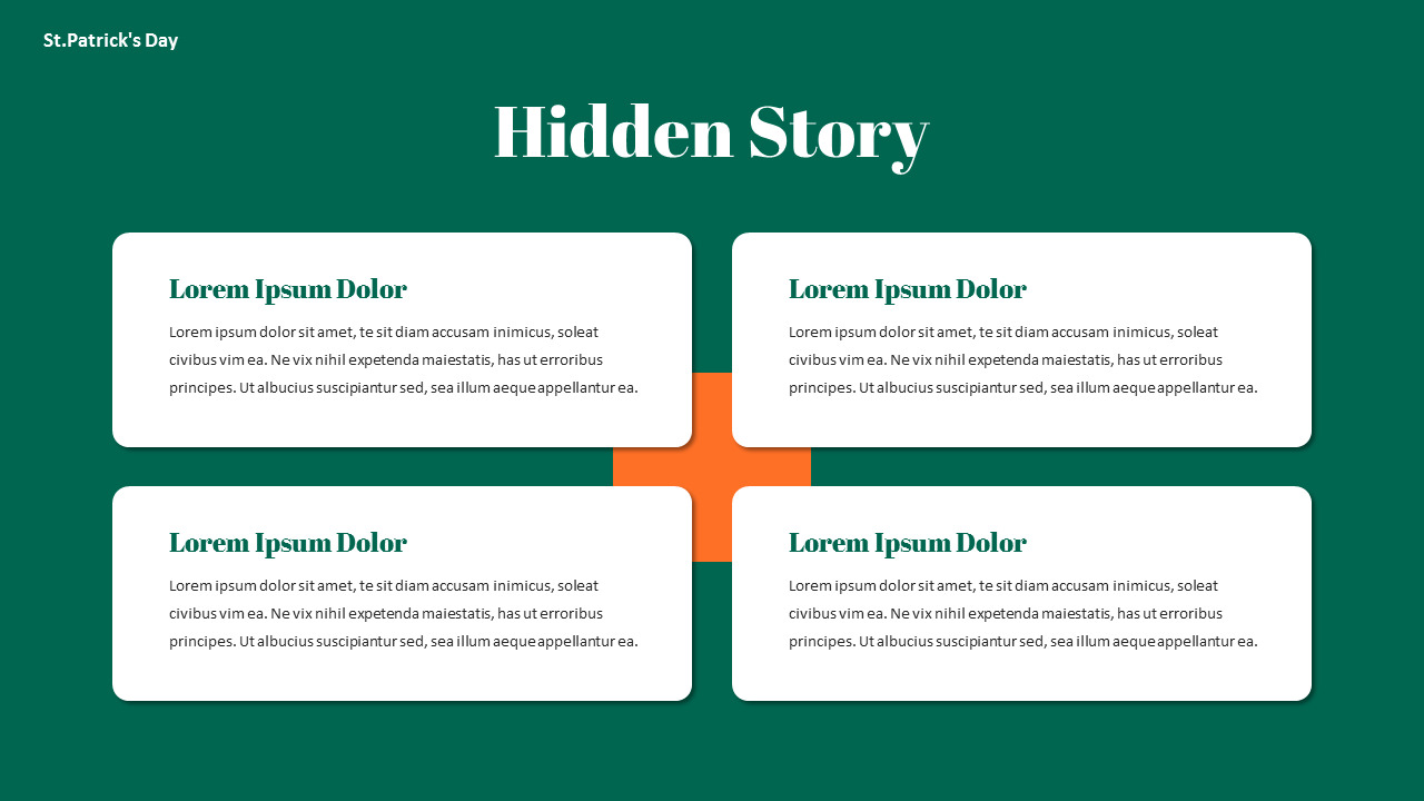 Saint Patrick's Day google slides design