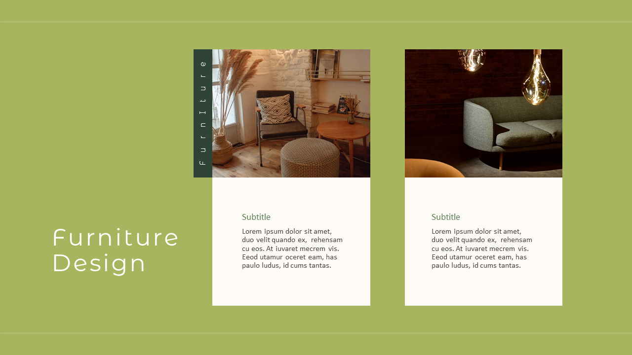 Home & Living Interior Google Slides to PowerPoint|Construction