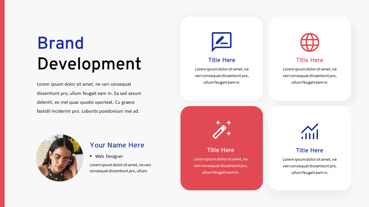 Self Introduction creative presentation templates