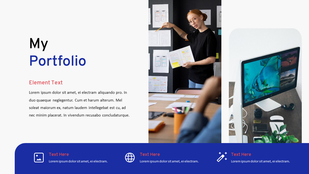 Self Introduction creative presentation templates