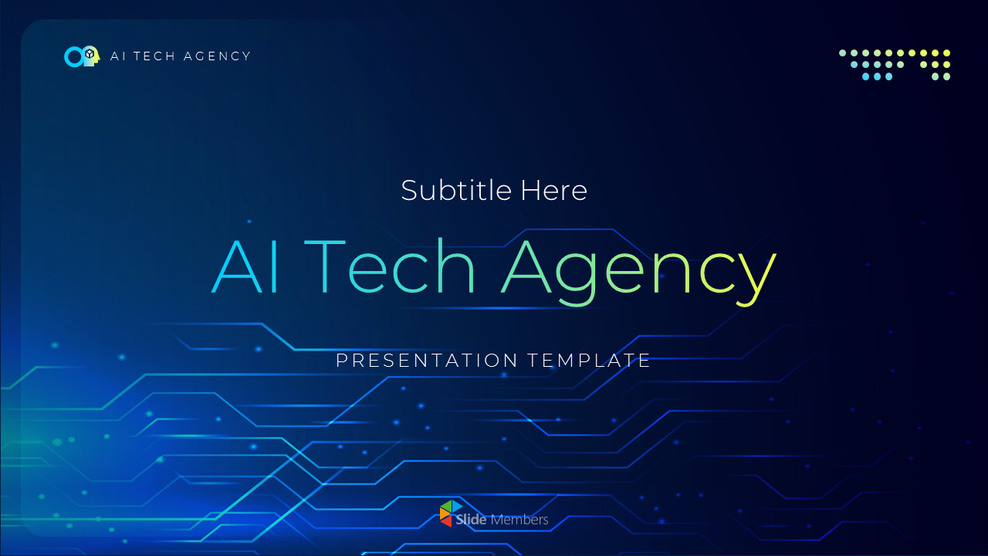 AI TECH机构 商业计划PPT下载_01