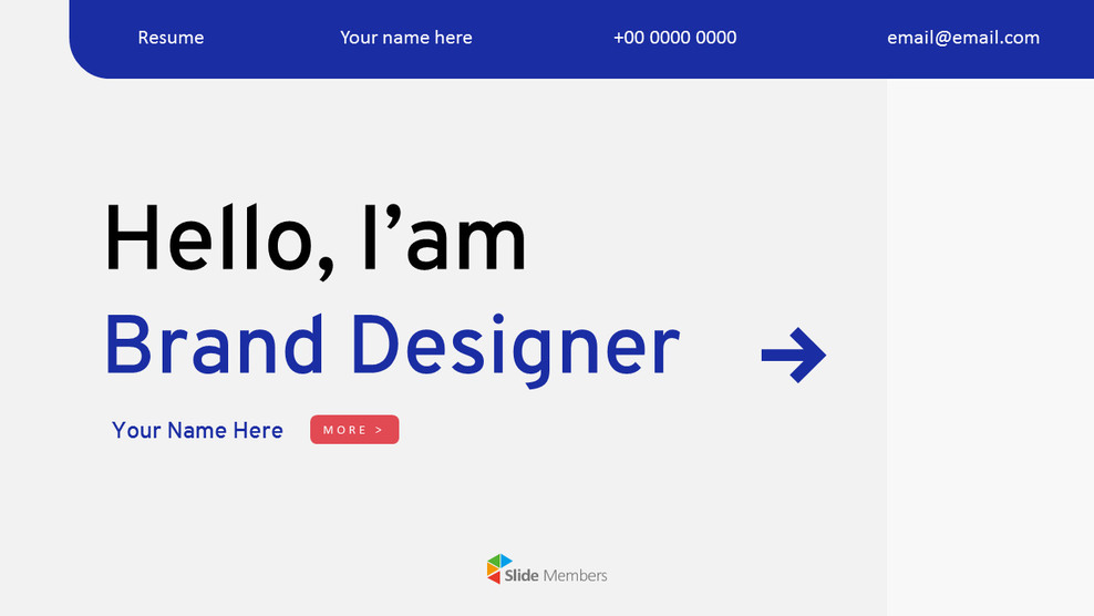 自我介绍 谷歌谷歌幻灯片模板_01
