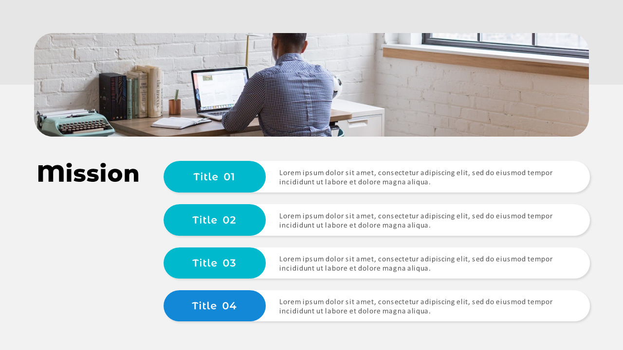 Business Marketing Strategy PowerPoint Template – Teal Growth Deck