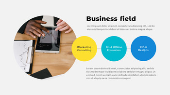 Business Marketing Strategy PowerPoint Template – Teal Growth Deck