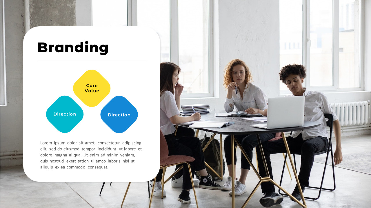 Business Marketing Strategy PowerPoint Template – Teal Growth Deck