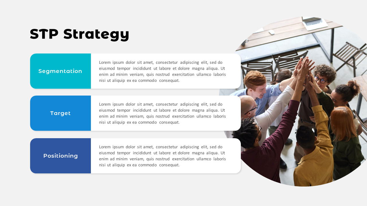 Business Marketing Strategy PowerPoint Template – Teal Growth Deck