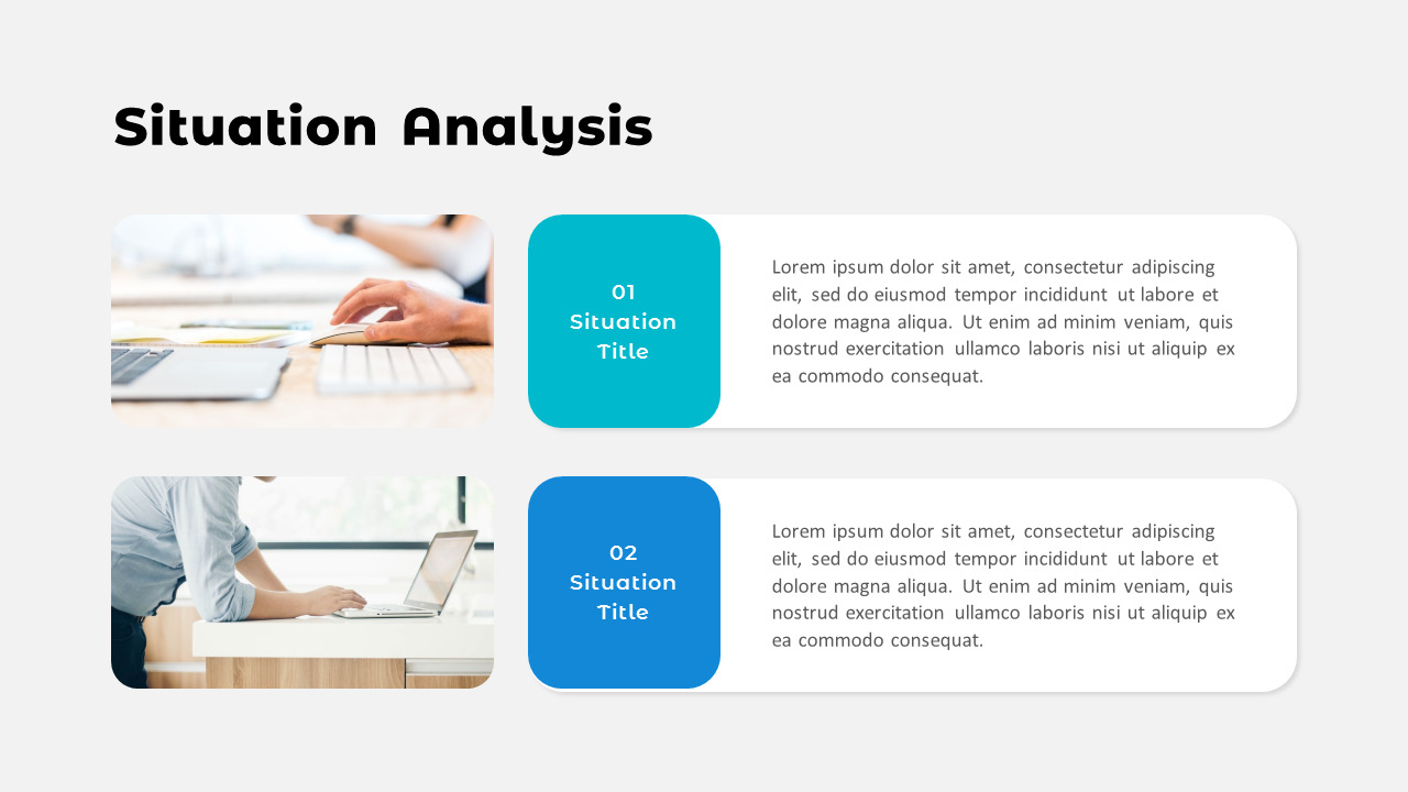 Business Marketing Strategy PowerPoint Template – Teal Growth Deck