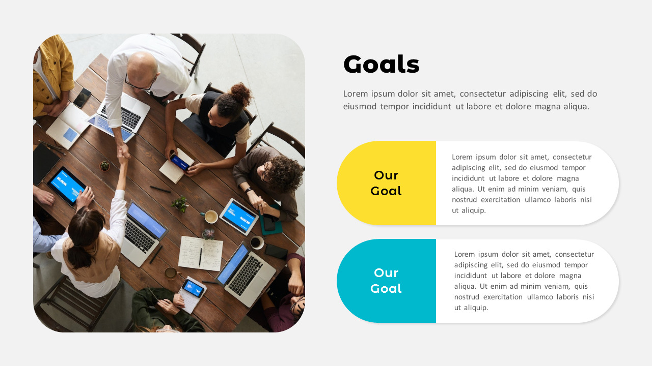 Business Marketing Strategy PowerPoint Template – Teal Growth Deck