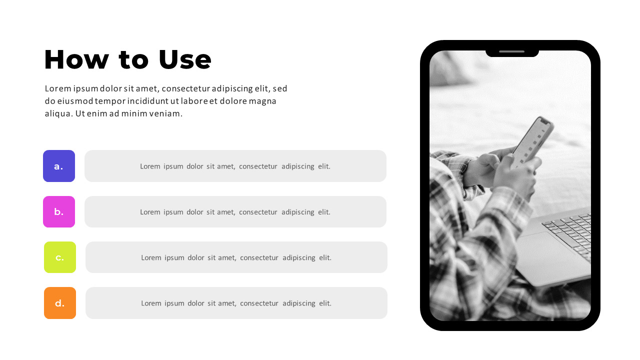 Mobile Shopping App Proposal PowerPoint Template