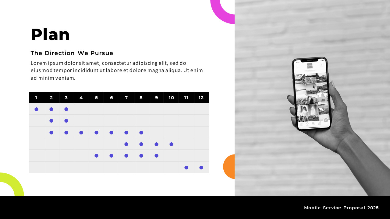 Mobile Shopping App Proposal PowerPoint Template