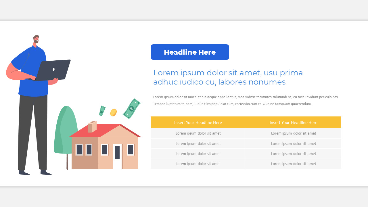 Real Estate Agency Outline PPT Presentation