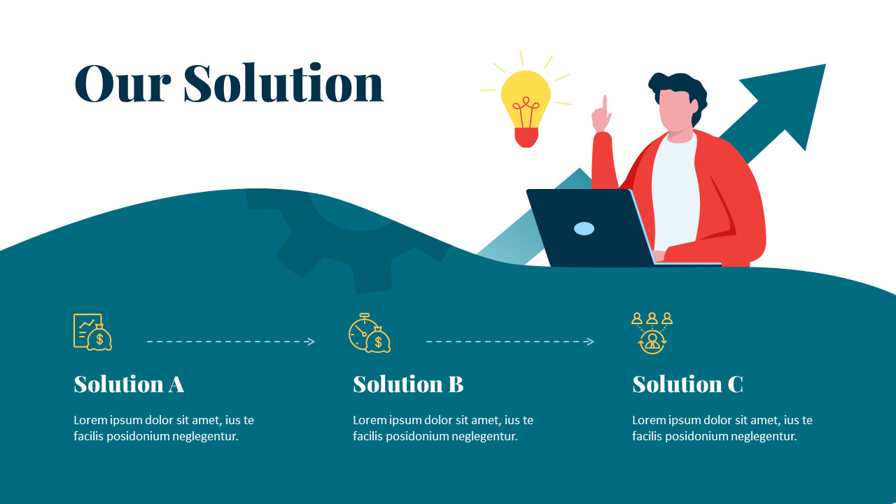 Ultimate Business Pitch Deck powerpoint template design