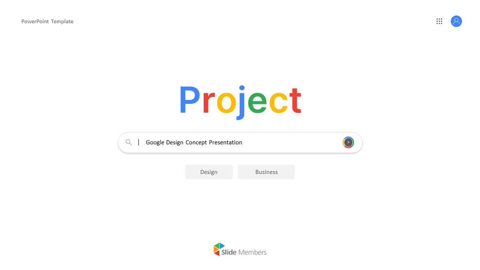 Progetto del concetto di design di Google Modello di presentazione del pitch del prodotto_01