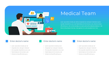 Medical Center company profile ppt template_07