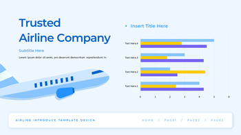 Compagnie aérienne business presentation template_13